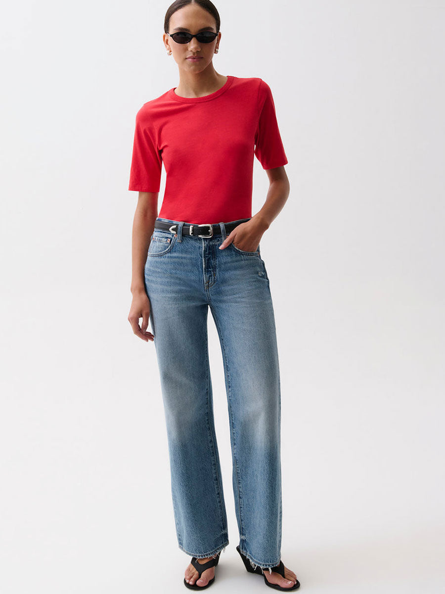 PISTOLA HARLOWE RELAXED BAGGY PANT PANT - SERPENTINE VINTAGE JEANS PISTOLA