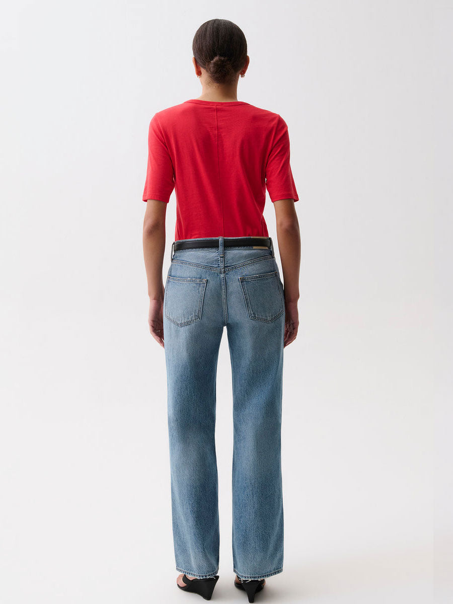 PISTOLA HARLOWE RELAXED BAGGY PANT PANT - SERPENTINE VINTAGE JEANS PISTOLA