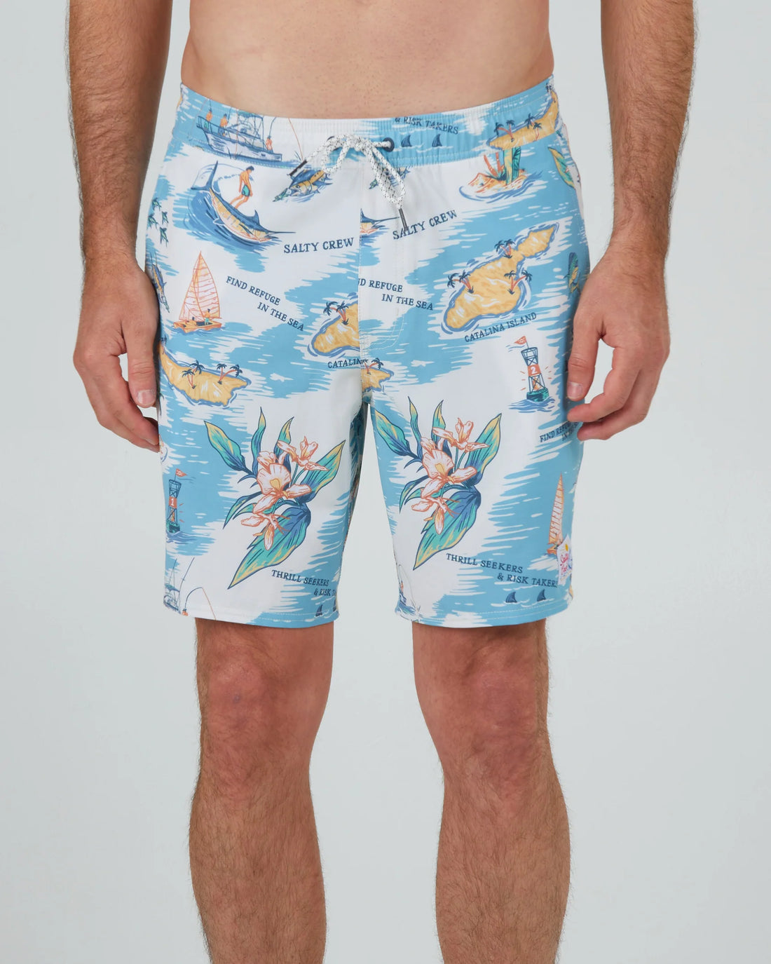 SALTY CREW PYLONS ELASTIC BOARDIE SHORTS SALTY CREW   