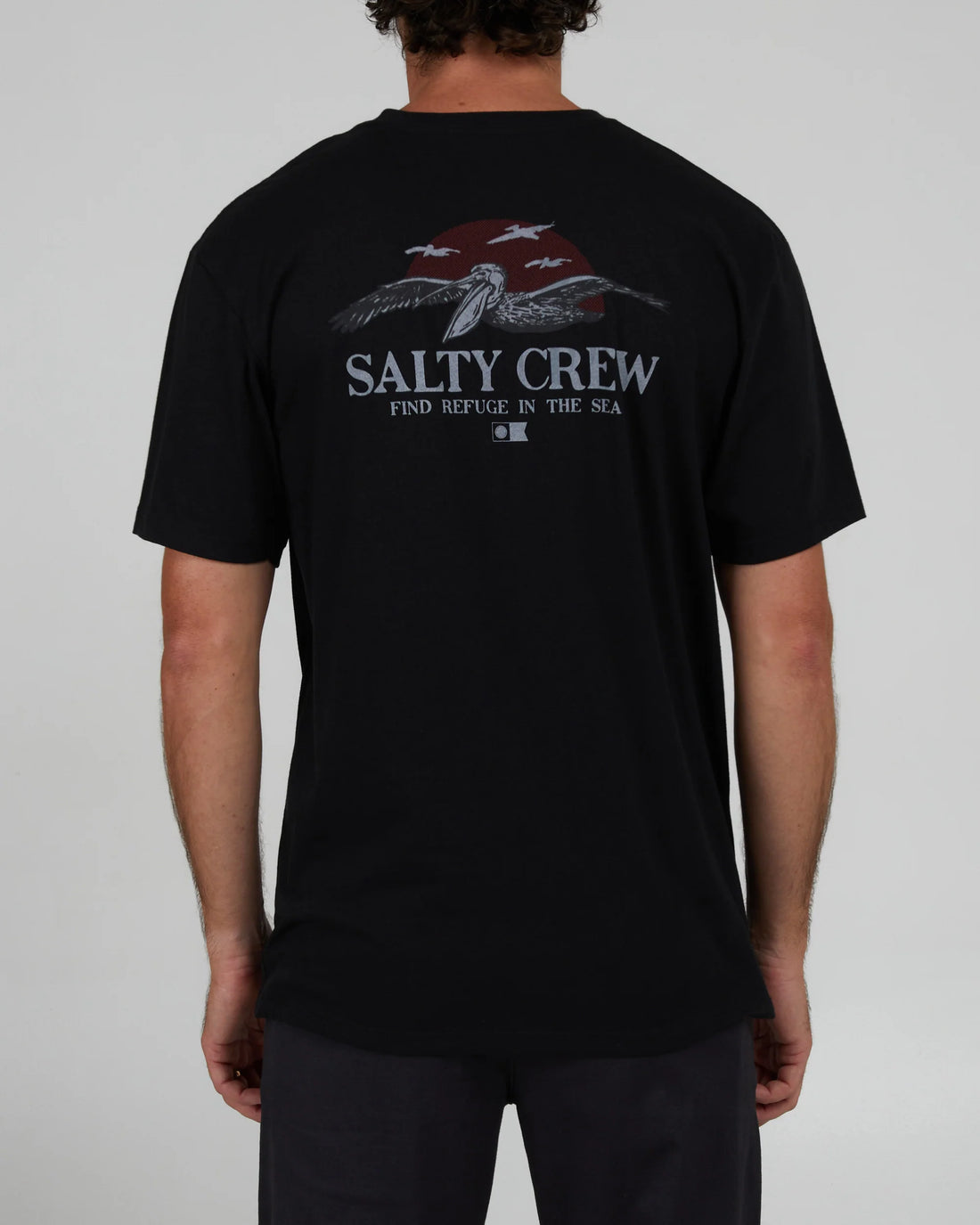 SALTY CREW SOARIN PREMIUM S/S TEE - BLACK SHIRT SALTY CREW   