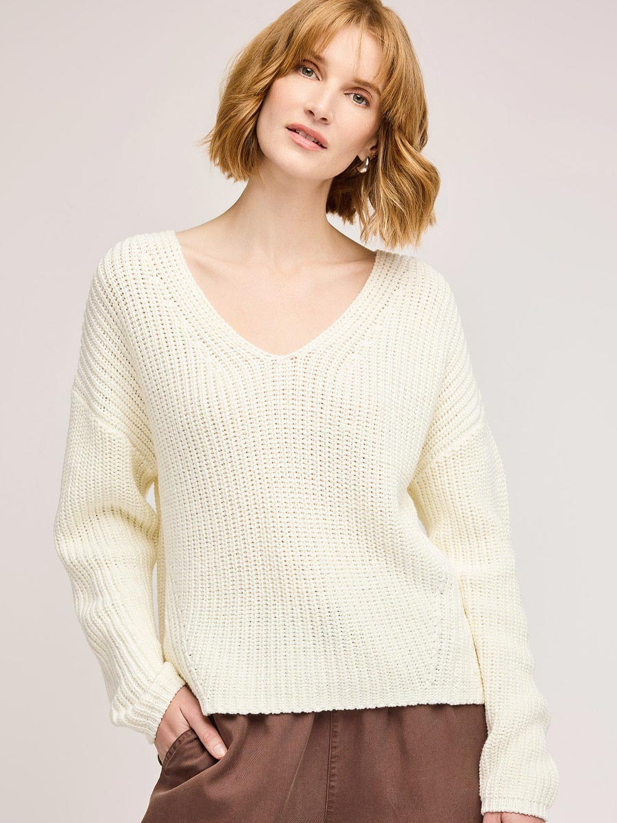 GENTLE FAWN SPENCER SWEATER - CREAM SWEATER GENTLE FAWN