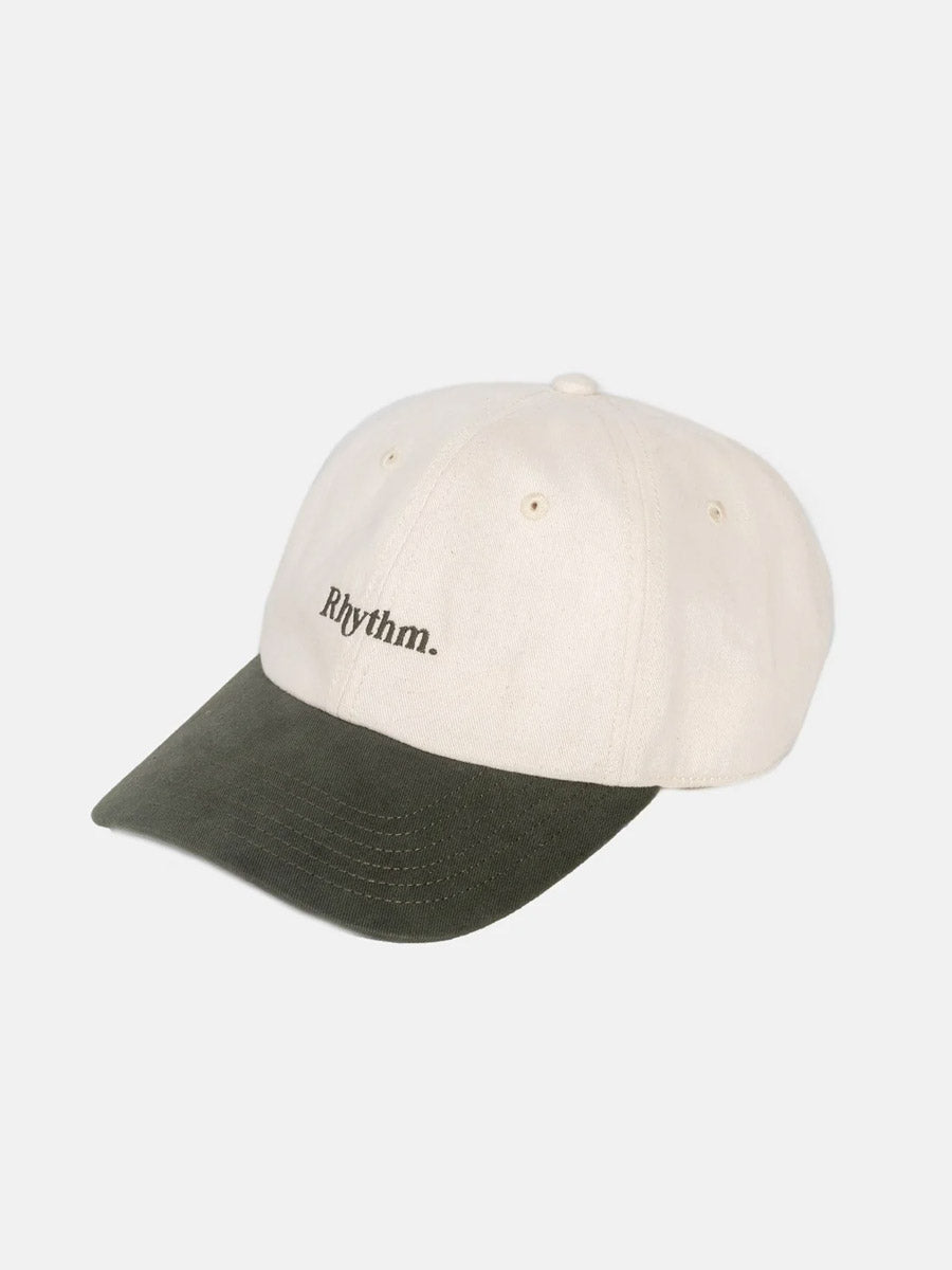 RHYTHM ESSENTIAL BRUSHED TWILL CAP - STONE HAT -