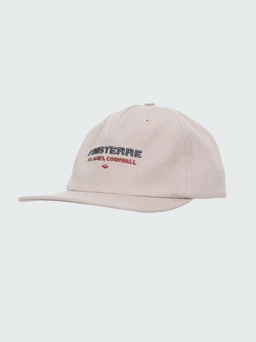 FINISTERRE LETTERPRESS UNSTRUCTURED CAP - STONE HATS FINISTERRE