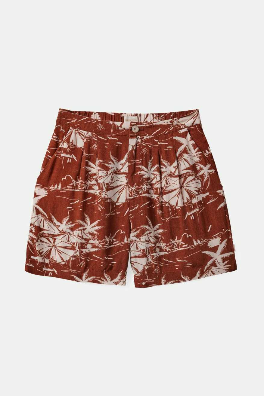 BRIXTON RIVIERA SHORT - SEPIA SHORT BRIXTON   