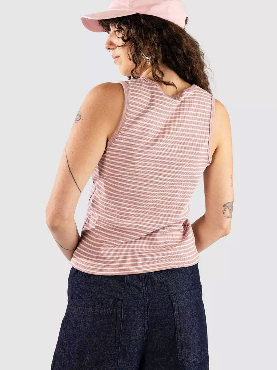 STRIPED TANK TOP - ROSE TANKS 24 COLOURS