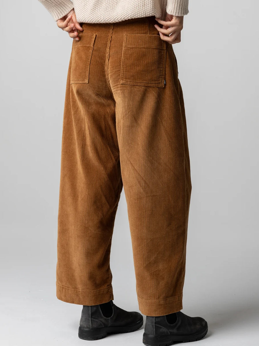 FINISTERRE STUDIO CORD TROUSER - VINTAGE BROWN PANTS FINISTERRE