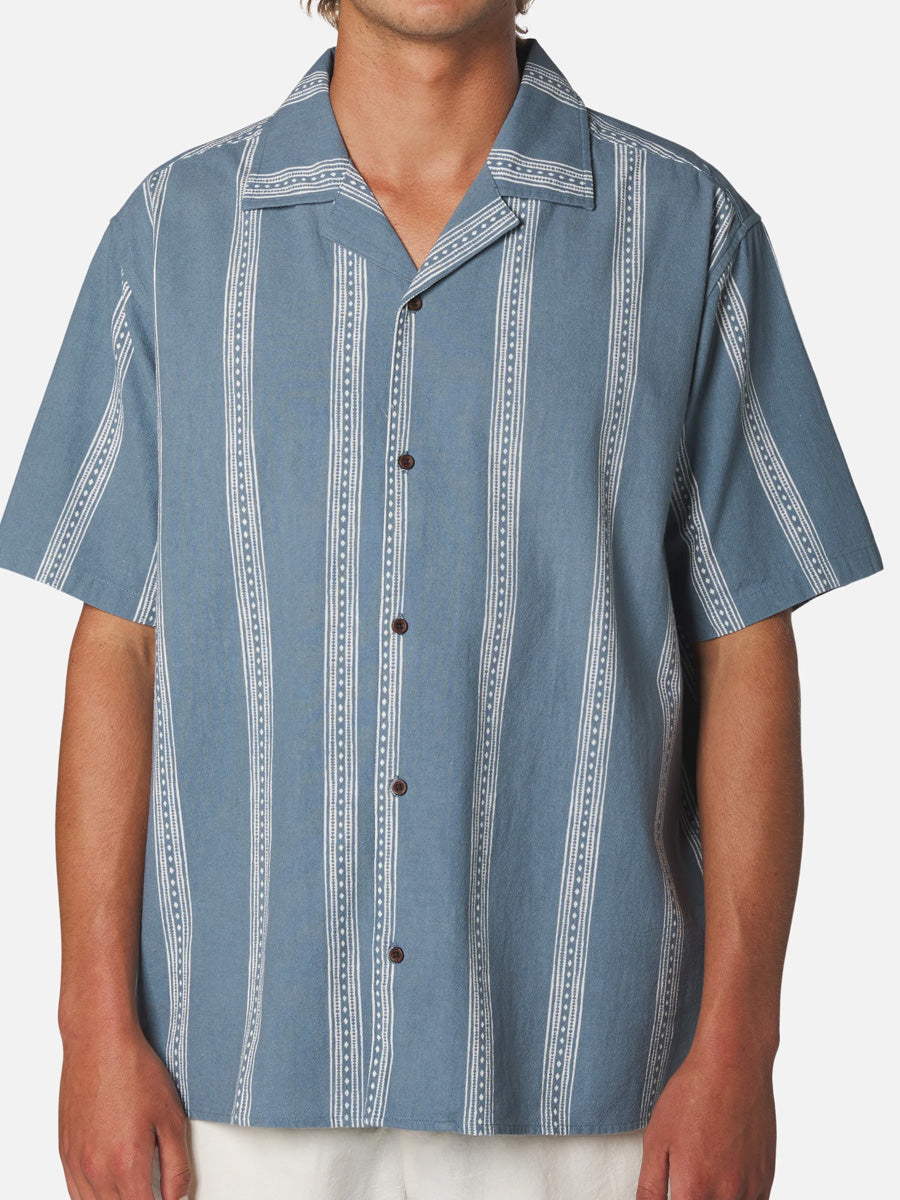 KATIN CEDAR SHIRT - TEMPEST BLUE SHIRTS KATIN