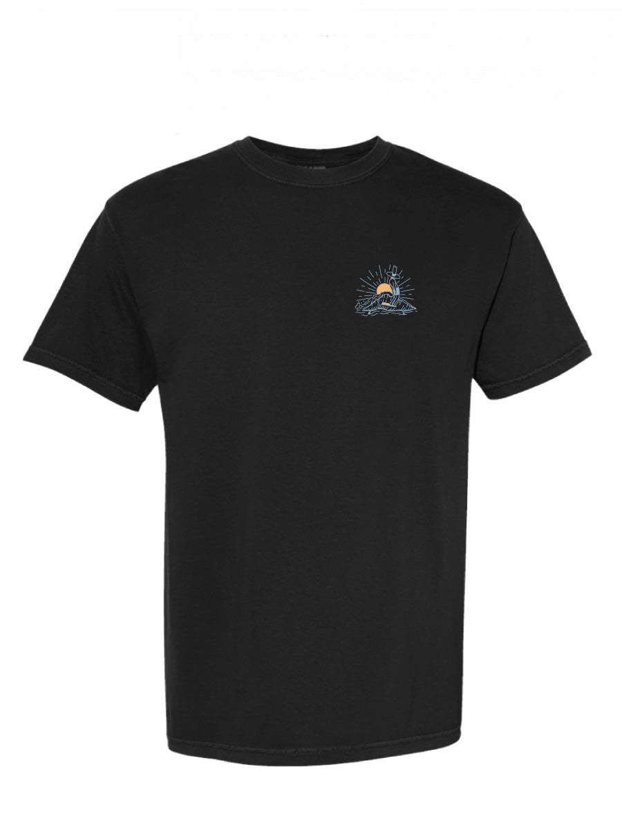 OAK SURF CLUB TEN TOE RODEO TEE - BLACK T-SHIRTS OAK SURF CLUB