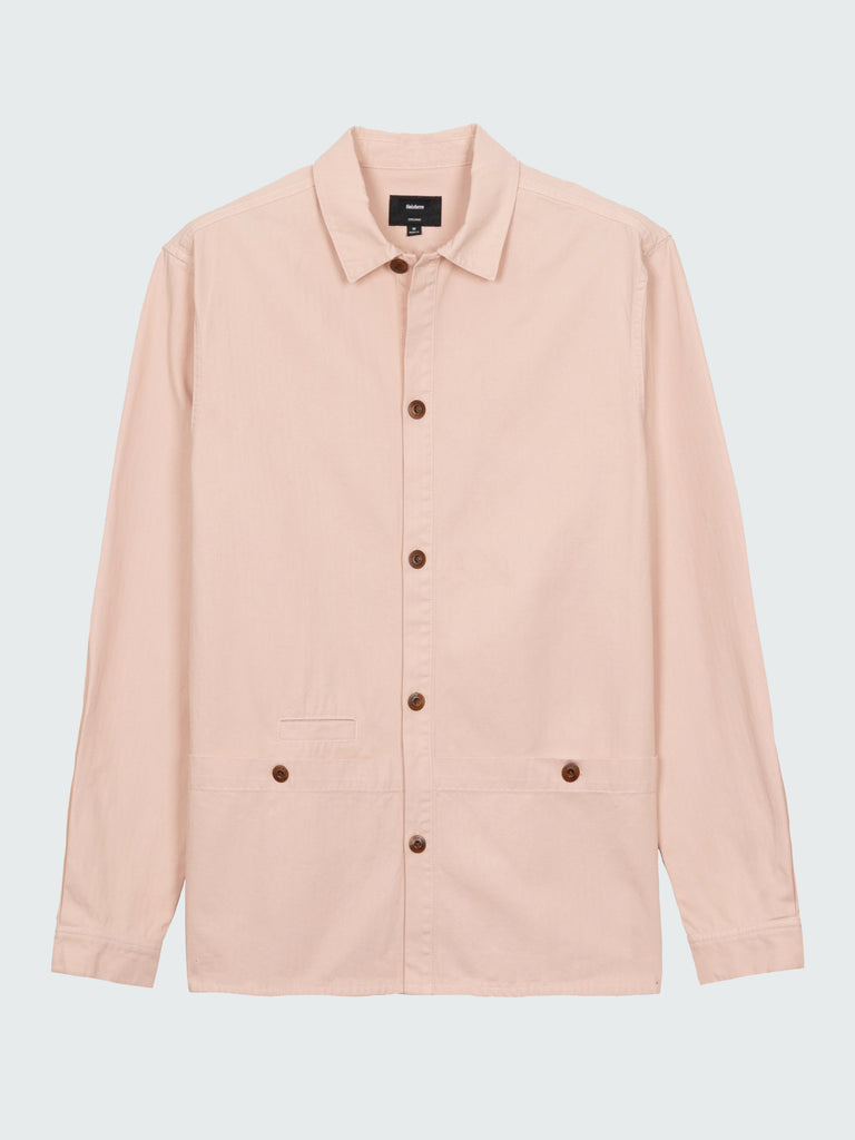 FINISTERRE TONKIN WORK SHIRT - PINK SMOKE JACKET FINISTERRE   