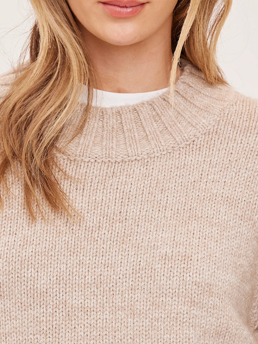 GENTLE FAWN TOVA SWEATER - HEATHER PEBBLE SWEATERS GENTLE FAWN