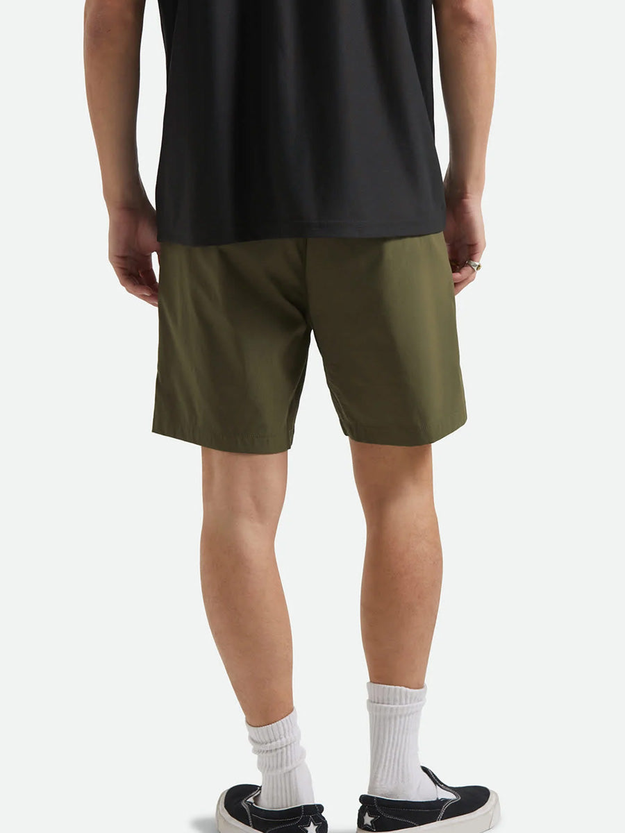 BRIXTON JOURNEY UTILITY SHORT - DARK OLIVE SHORTS BRIXTON