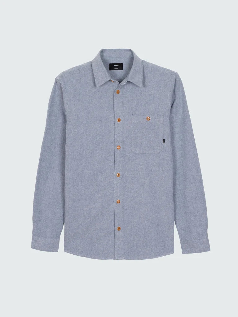 FINISTERRE GYLLY SHIRT - INDIGO DOBBY SHIRTS FINISTERRE