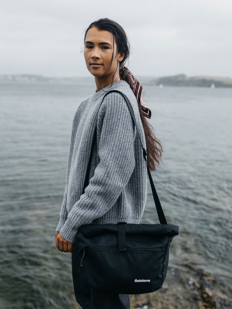 FINISTERRE NAUTILUS CROSSBODY BAG - BLACK BAG FINISTERRE   