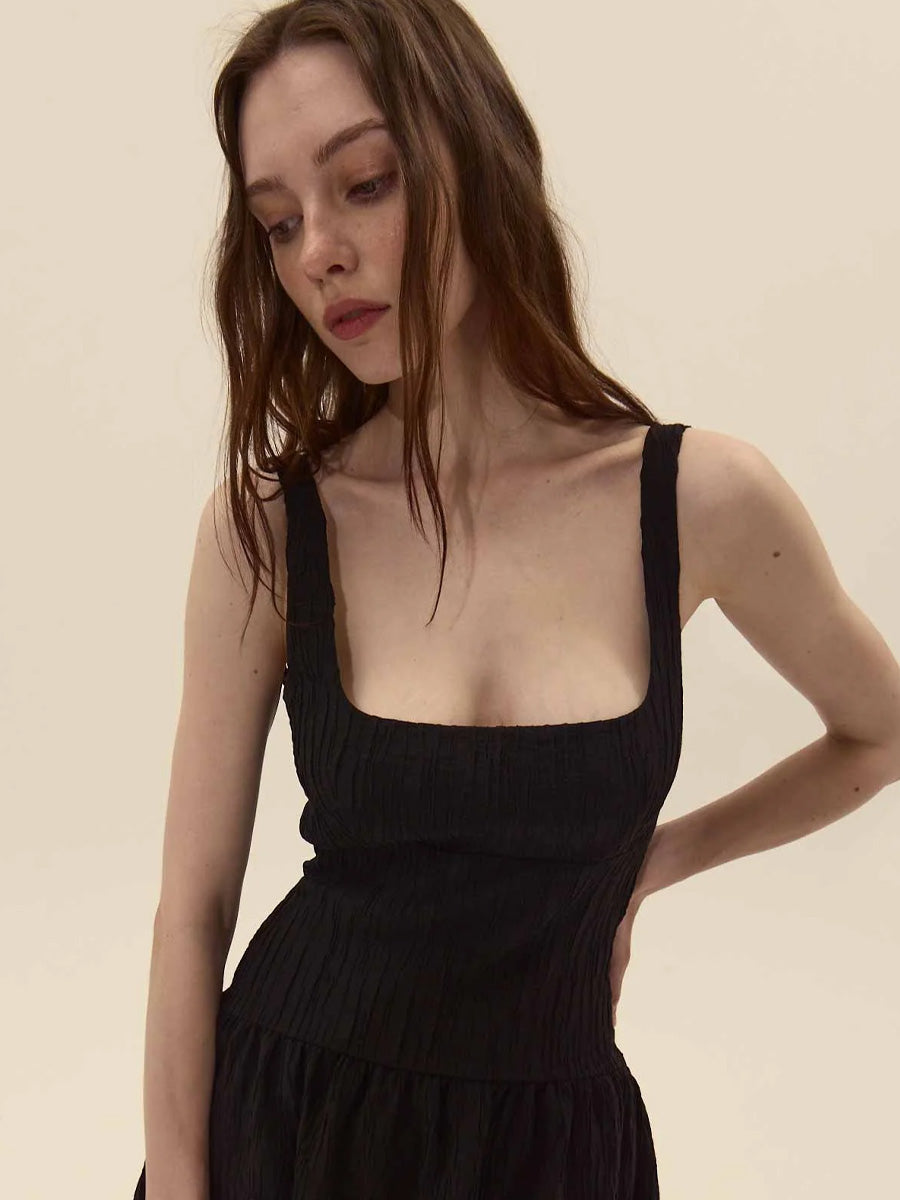 DELUC VEDRA DRESS - BLACK DRESSES DELUC