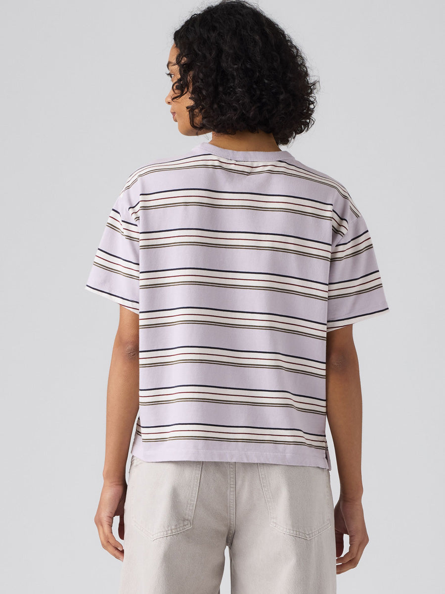 LEVI'S VINTAGE SHORT-SLEEVE TEE VIDA STRIPE - LAVENDER BLUE