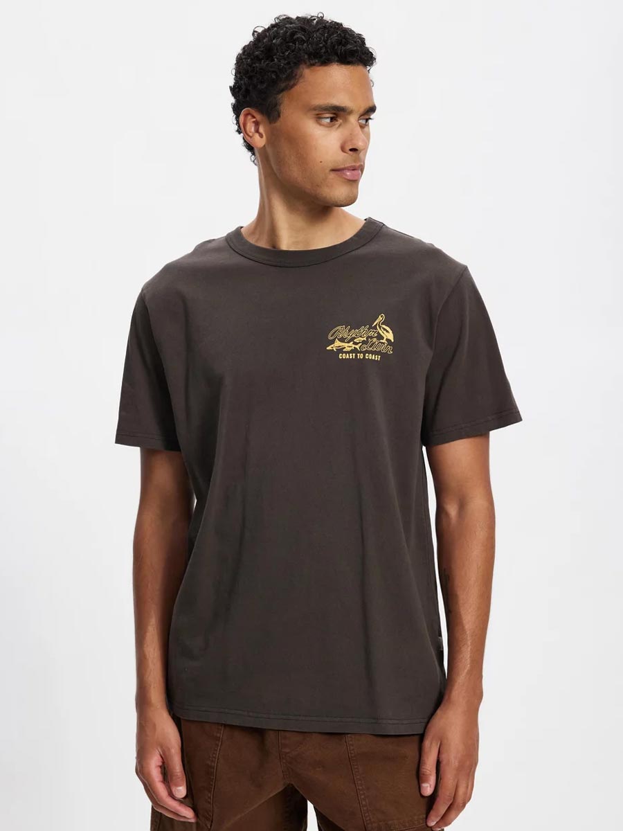 RHYTHM C2C VINTAGE SS T-SHIRT - VINTAGE BLACK T-SHIRTS RHYTHM