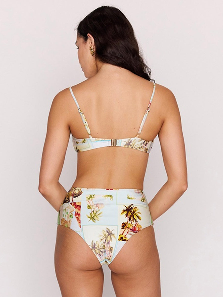 MINKPINK DOLCE UNDERWIRE BRA TOP - POSTCARD BIKINIS MINKPINK