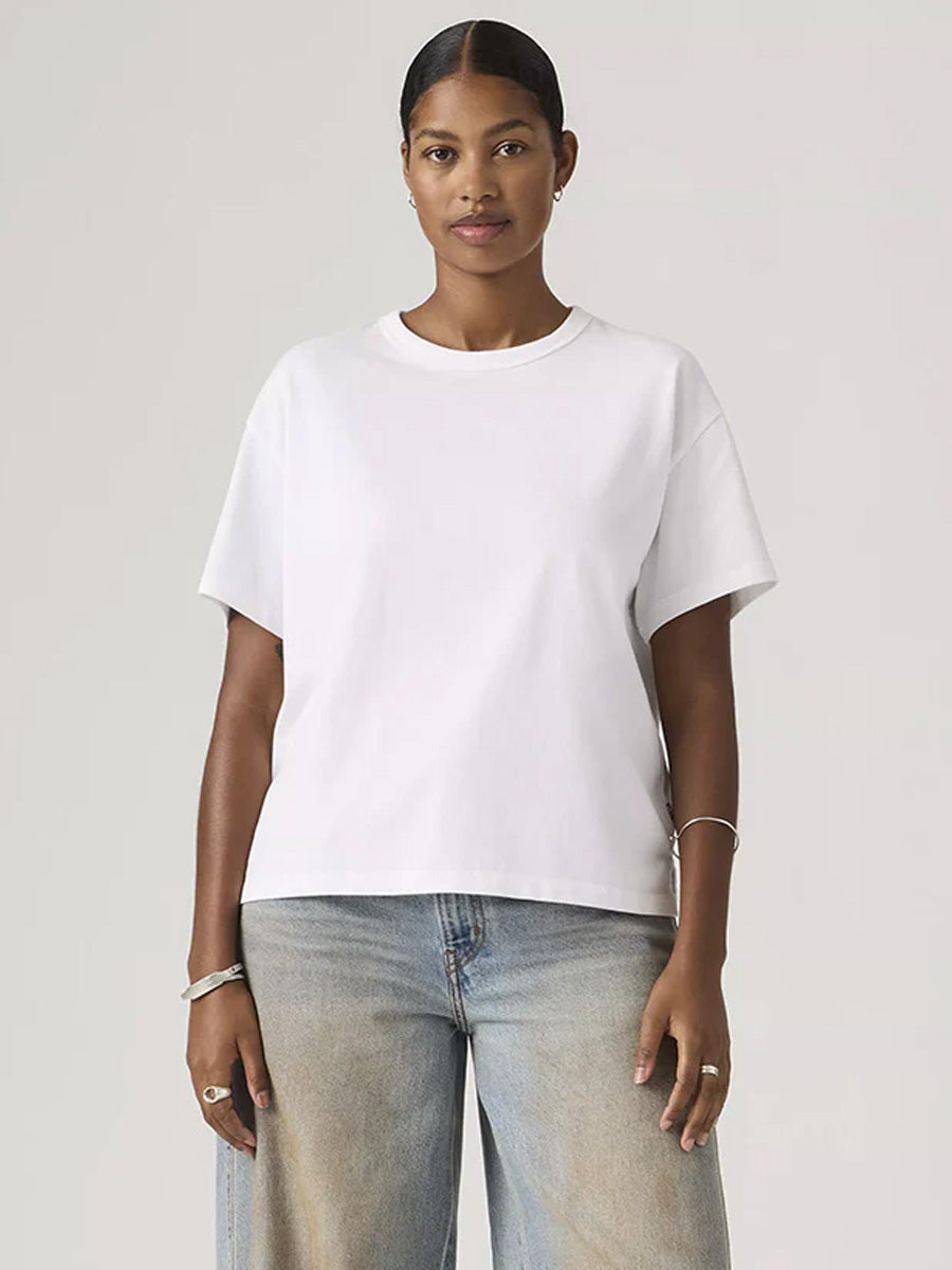 LEVI'S VINTAGE SHORT-SLEEVE HEAVYWEIGHT TEE - BRIGHT WHITE T-SHIRTS LEVI'S