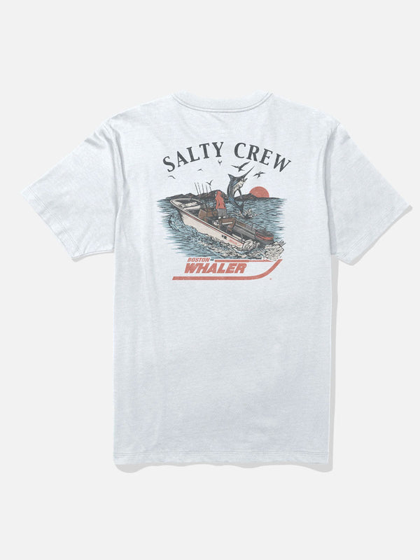 SALTY CREW WHALER CHASE SHORT-SLEEVE TEE - WHITE T-SHIRTS SALTY CREW