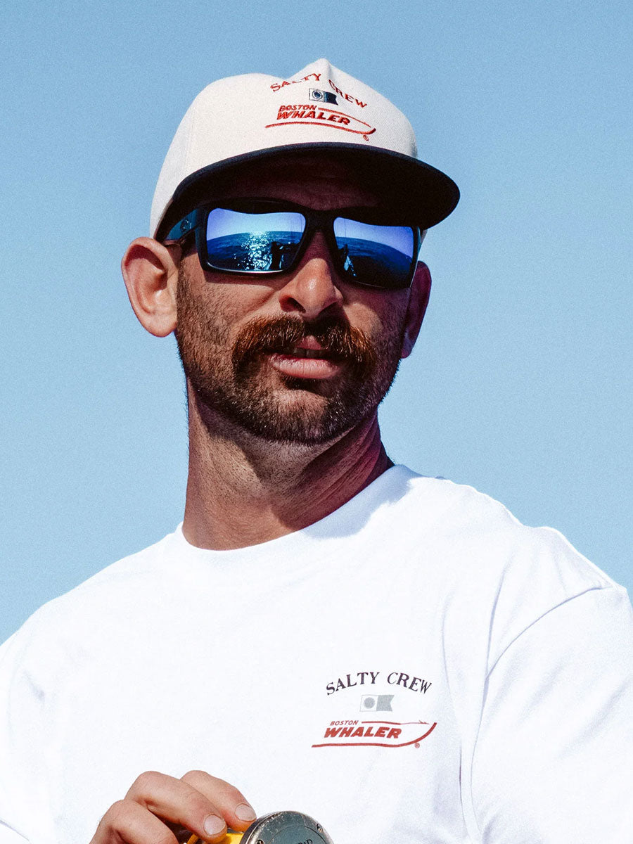 SALTY CREW WHALER SNAPBACK - OFF WHITE HATS SALTY CREW