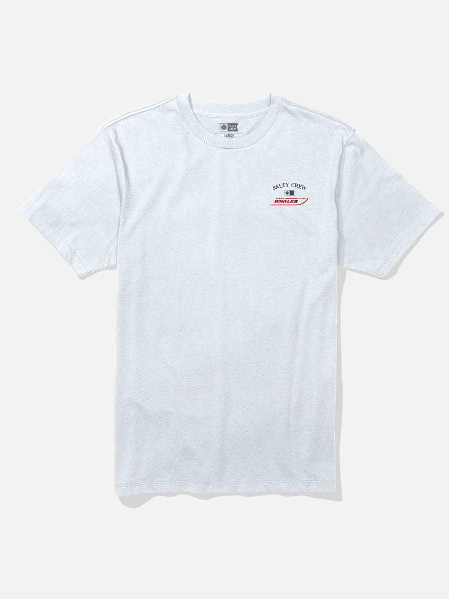 SALTY CREW WHALER OFFSHORE SHORT-SLEEVE TEE - WHITE T-SHIRTS SALTY CREW