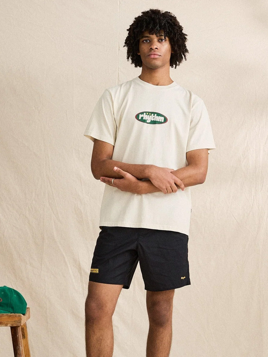 RHYTHM WOODS LIGHTWEIGHT JAM SHORT - BLACK SHORTS RHYTHM