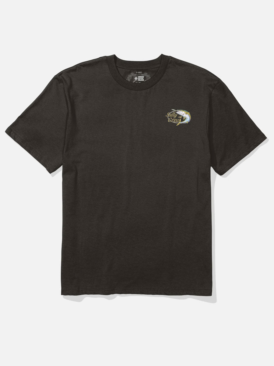 SALTY CREW YELLOWTAIL ORIGINAL TEE - BLACK T-SHIRTS SALTY CREW