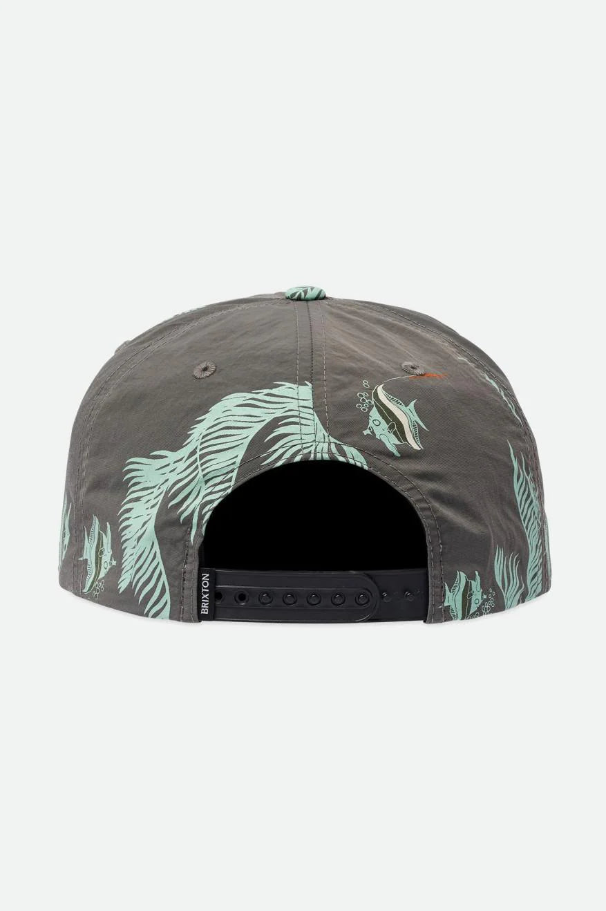 BRIXTON HENSHAW MP SNAPBACK - ALOHA BLACK HAT BRIXTON   