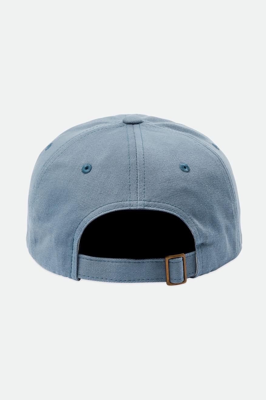 BRIXTON ALPHA LP CAP - PACIFIC BLUE VINTAGE WASH CAP BRIXTON   