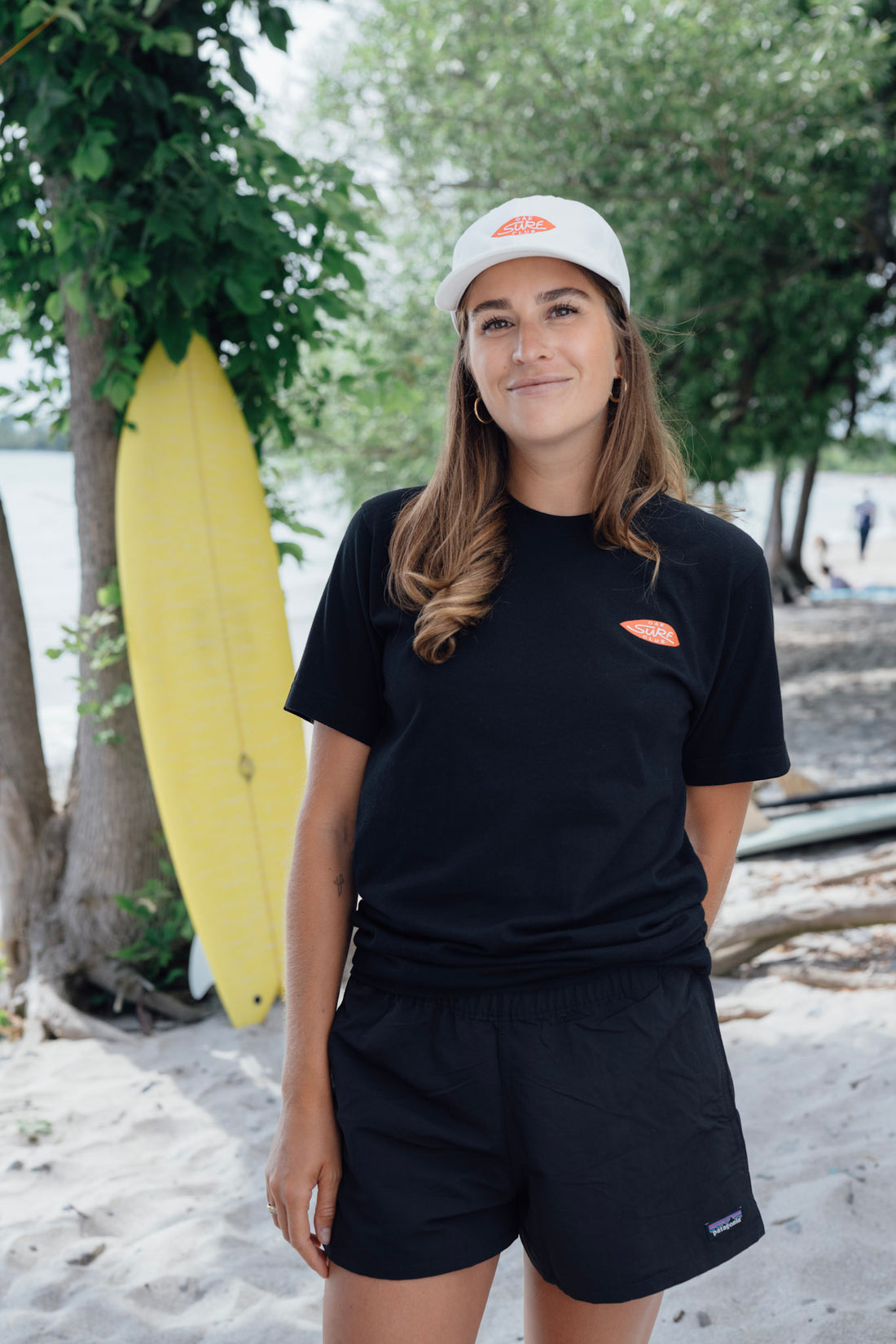 OAK SURF CLUB UNISEX OG TEE - BLACK/RED TSHIRT OAK SURF CLUB   