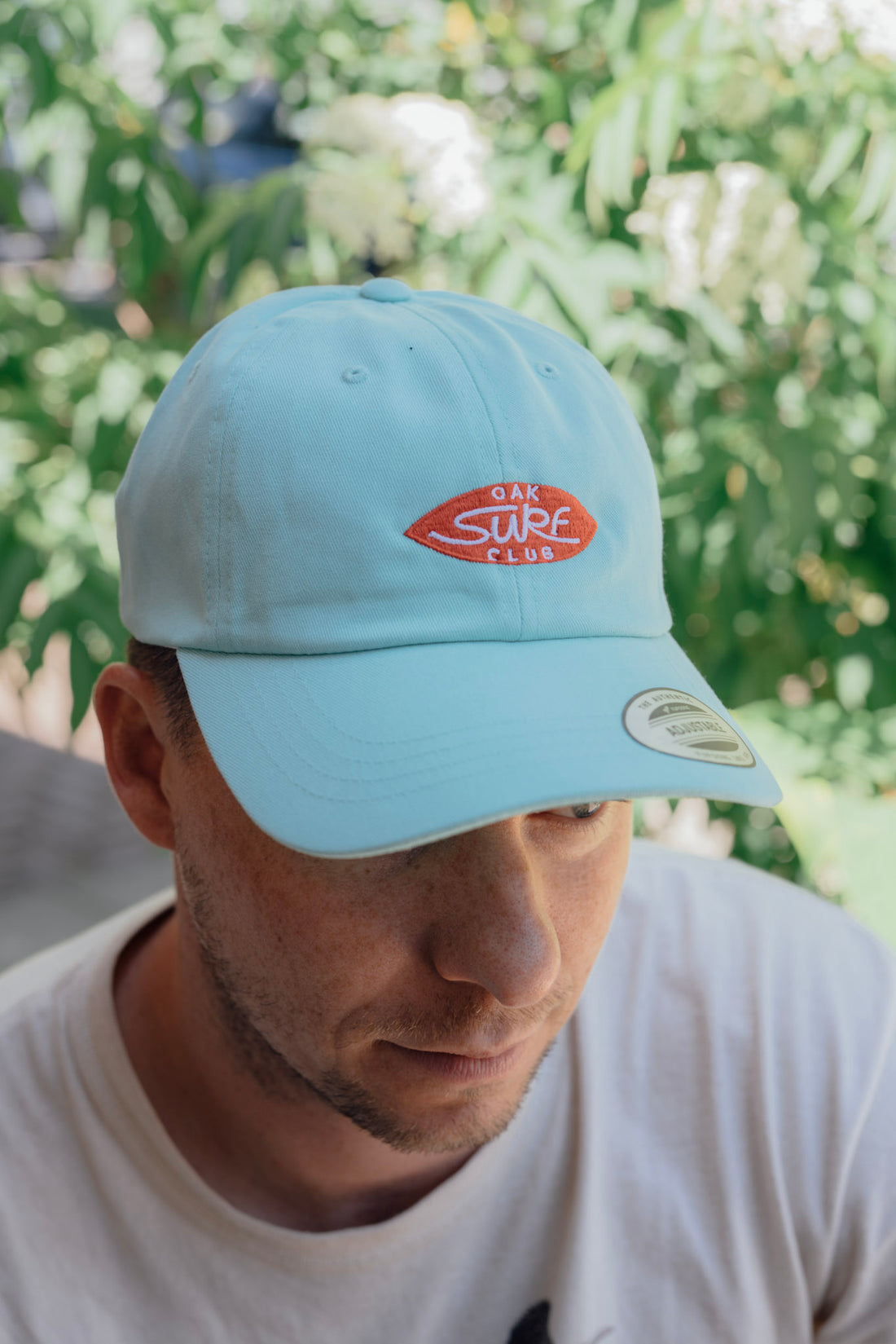 OAK SURF CLUB UNISEX COTTON TWILL HAT - TEAL HAT OAK SURF CLUB   