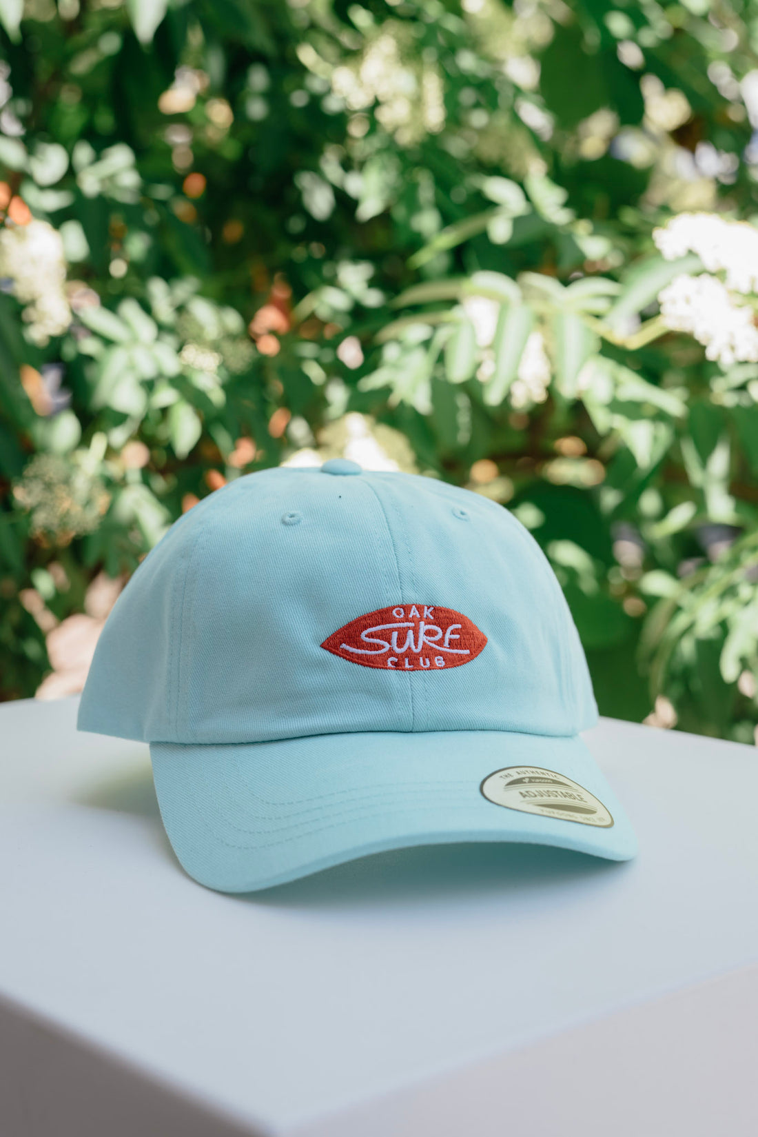 OAK SURF CLUB UNISEX COTTON TWILL HAT - TEAL HAT OAK SURF CLUB   