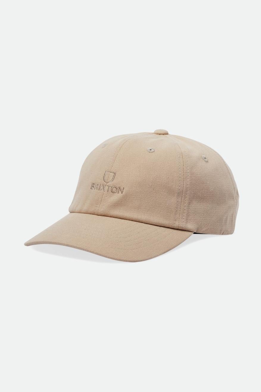 BRIXTON ALPHA LP CAP - SAND VINTAGE WASH CAP BRIXTON   