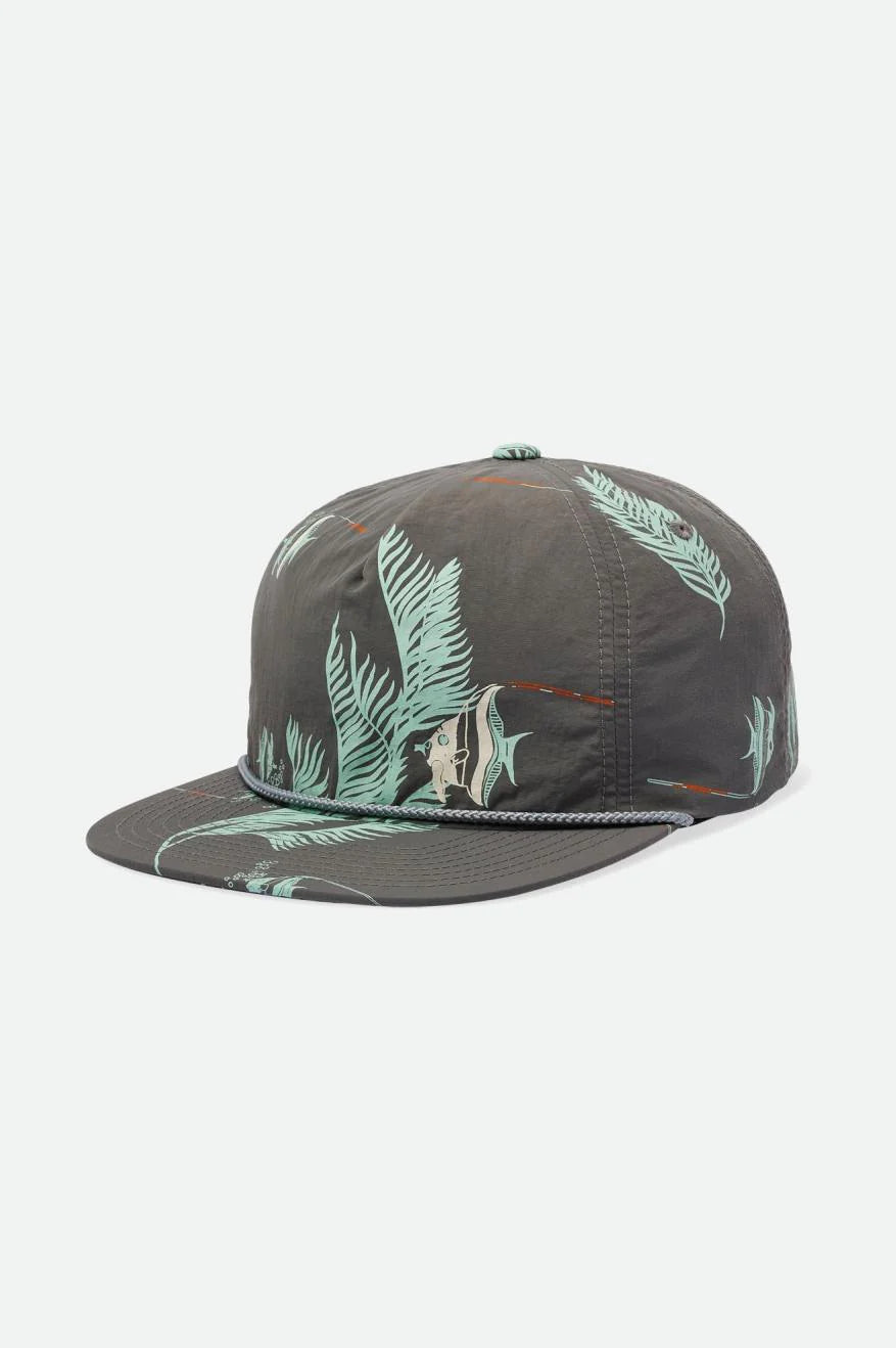 BRIXTON HENSHAW MP SNAPBACK - ALOHA BLACK HAT BRIXTON   