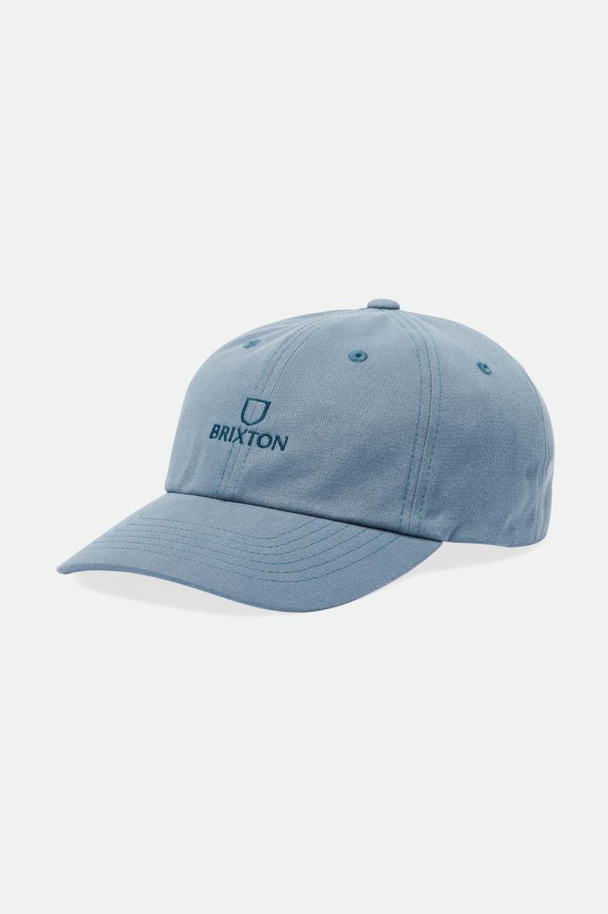 BRIXTON ALPHA LP CAP - PACIFIC BLUE VINTAGE WASH CAP BRIXTON   