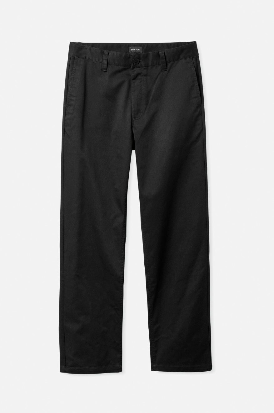 BRIXTON CHOICE CHINO RELAXED PANT - BLACK PANTS BRIXTON   