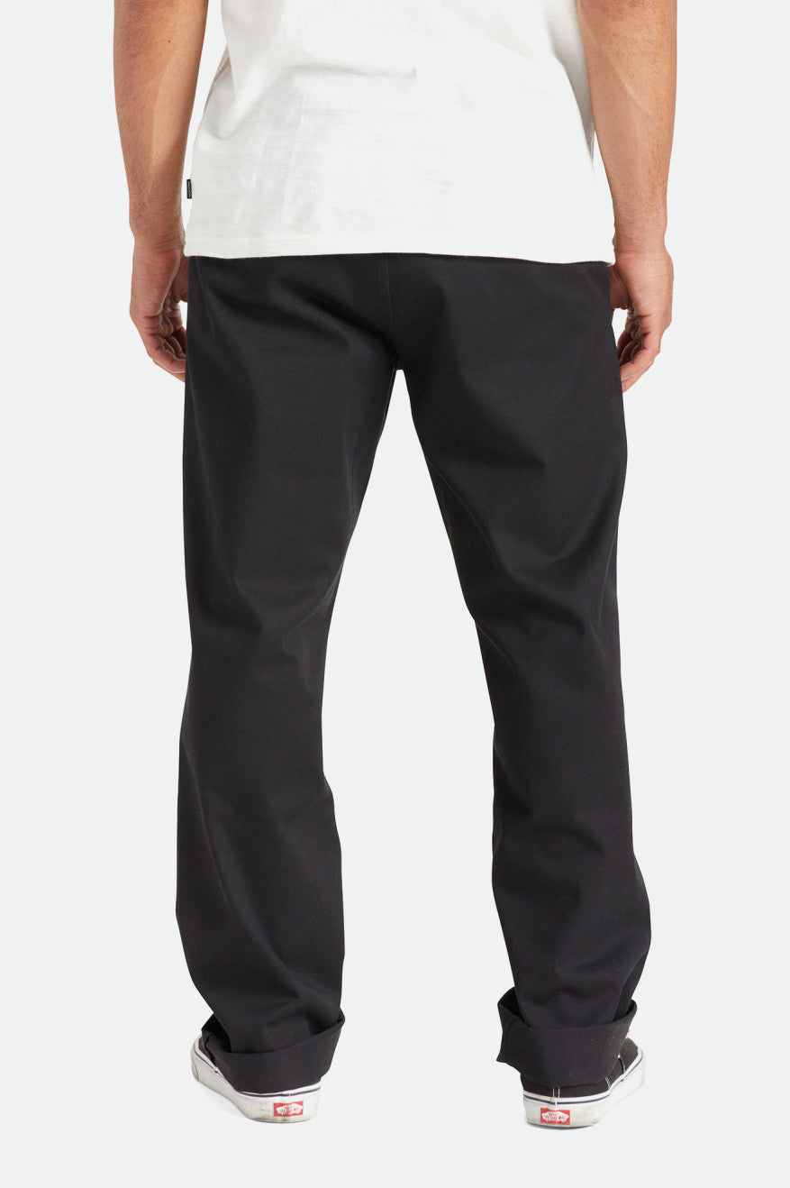 BRIXTON CHOICE CHINO RELAXED PANT - BLACK PANTS BRIXTON   